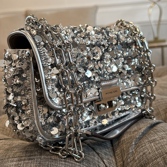 Michael Kors Bag Limited Edit (#31 of 500 produced) Tribecca Sequin Embellished - Picture 4 of 17